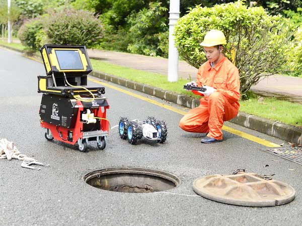金山屯管道机器人检测